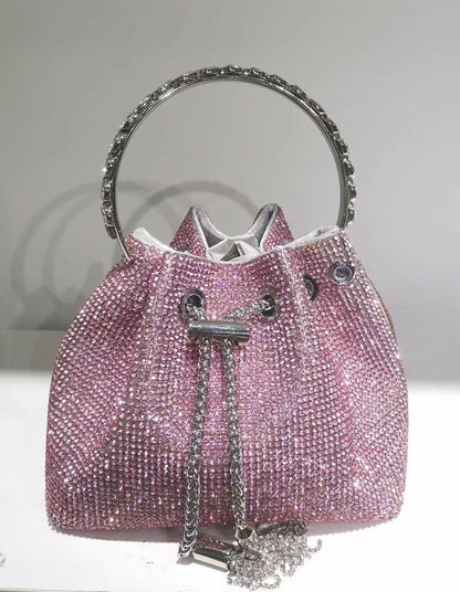 Rhinestone Premium Dinner Handbag Acrylic Women Bag Diamond Chain Bag Shoulder Bag