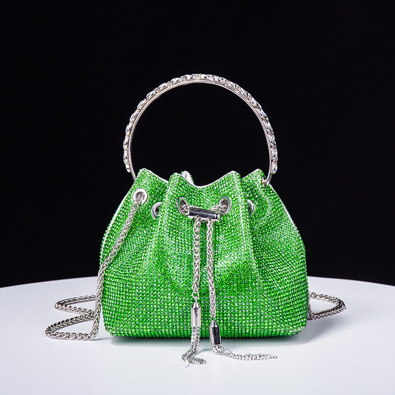 Rhinestone Premium Dinner Handbag Acrylic Women Bag Diamond Chain Bag Shoulder Bag