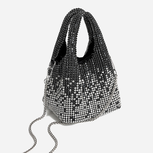 Dinner Bag Full Diamond Women Handbag Rhinestone Bucket Bag Shoulder Crossbody Women Bag King Diamond Bag