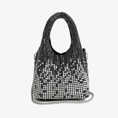 Dinner Bag Full Diamond Women Handbag Rhinestone Bucket Bag Shoulder Crossbody Women Bag King Diamond Bag