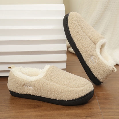 Cashmere Cotton Slippers | Thermal Furry Shoes | Vibez Fashion