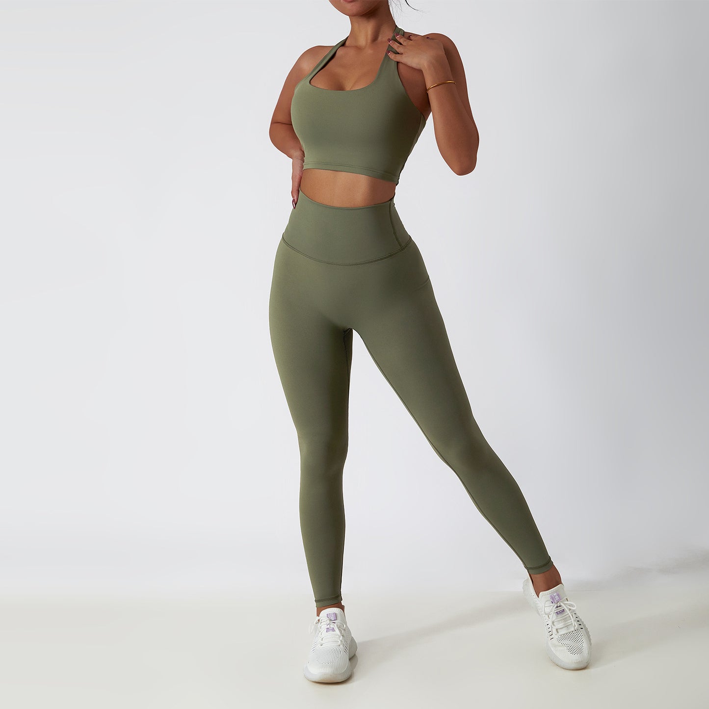 Bra Trousers-Army Green