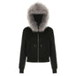 Black Fur Collar Detachable, Better Fabric