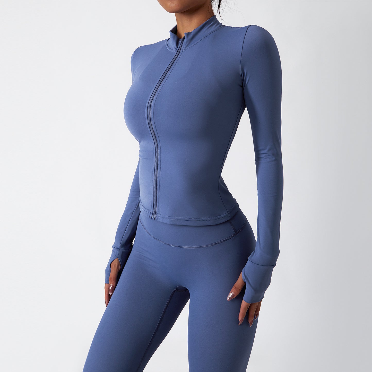 Long Sleeve Trousers-Blue