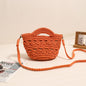 Colorful Crossbody Cotton Thread Orange with Lining