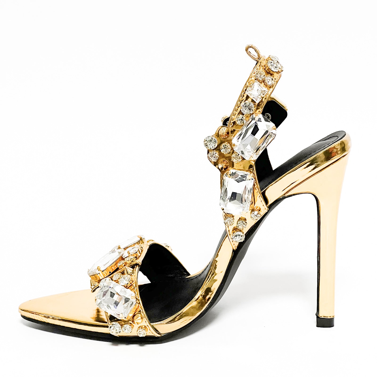 Women's Rhinestone Heels | Women's High Heels | Vibez Fashion